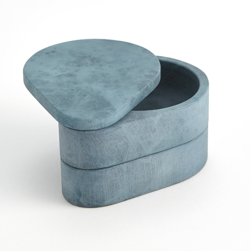 Albâtre en larme à double boîte pivotant