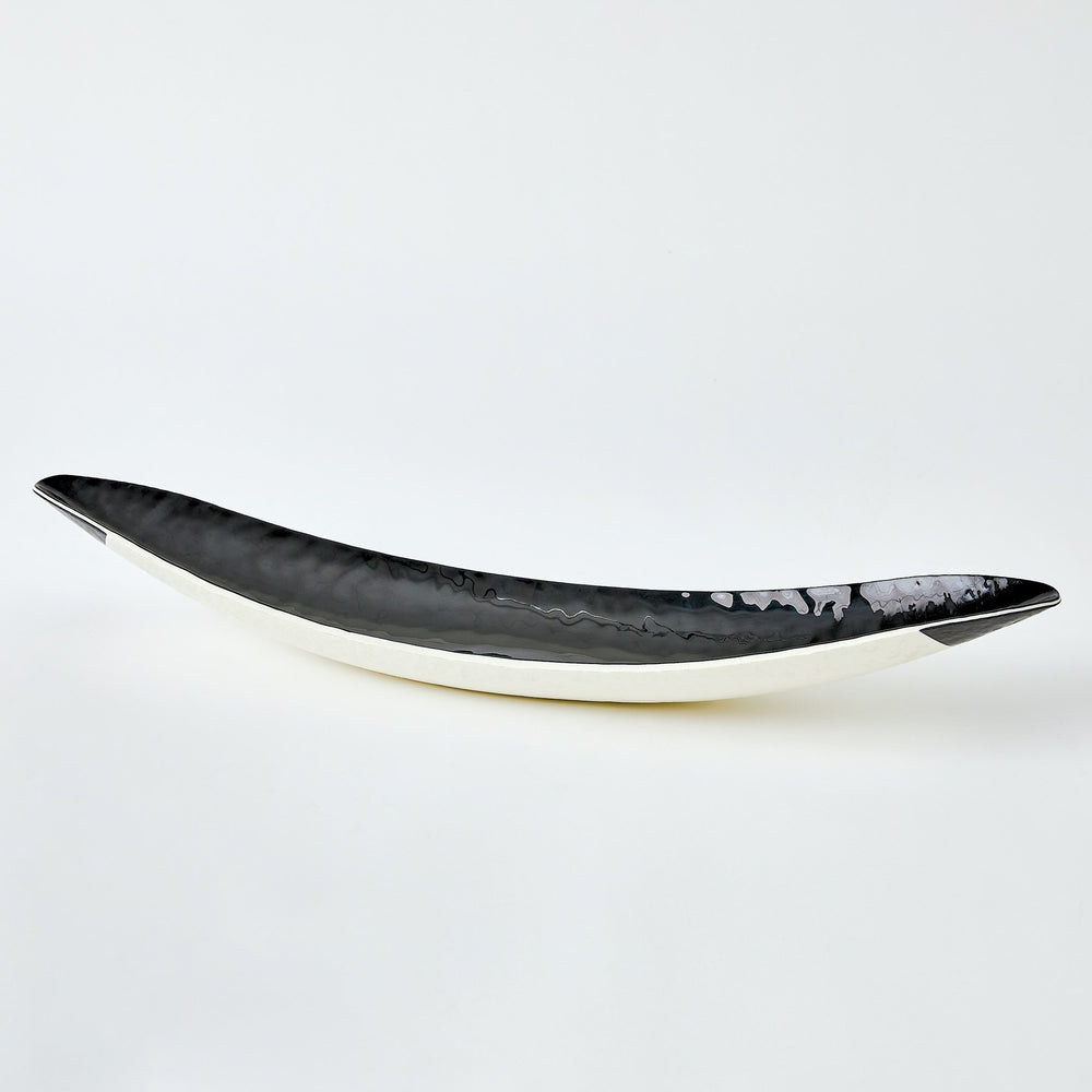Ebony & Ivory Gondola Bowl