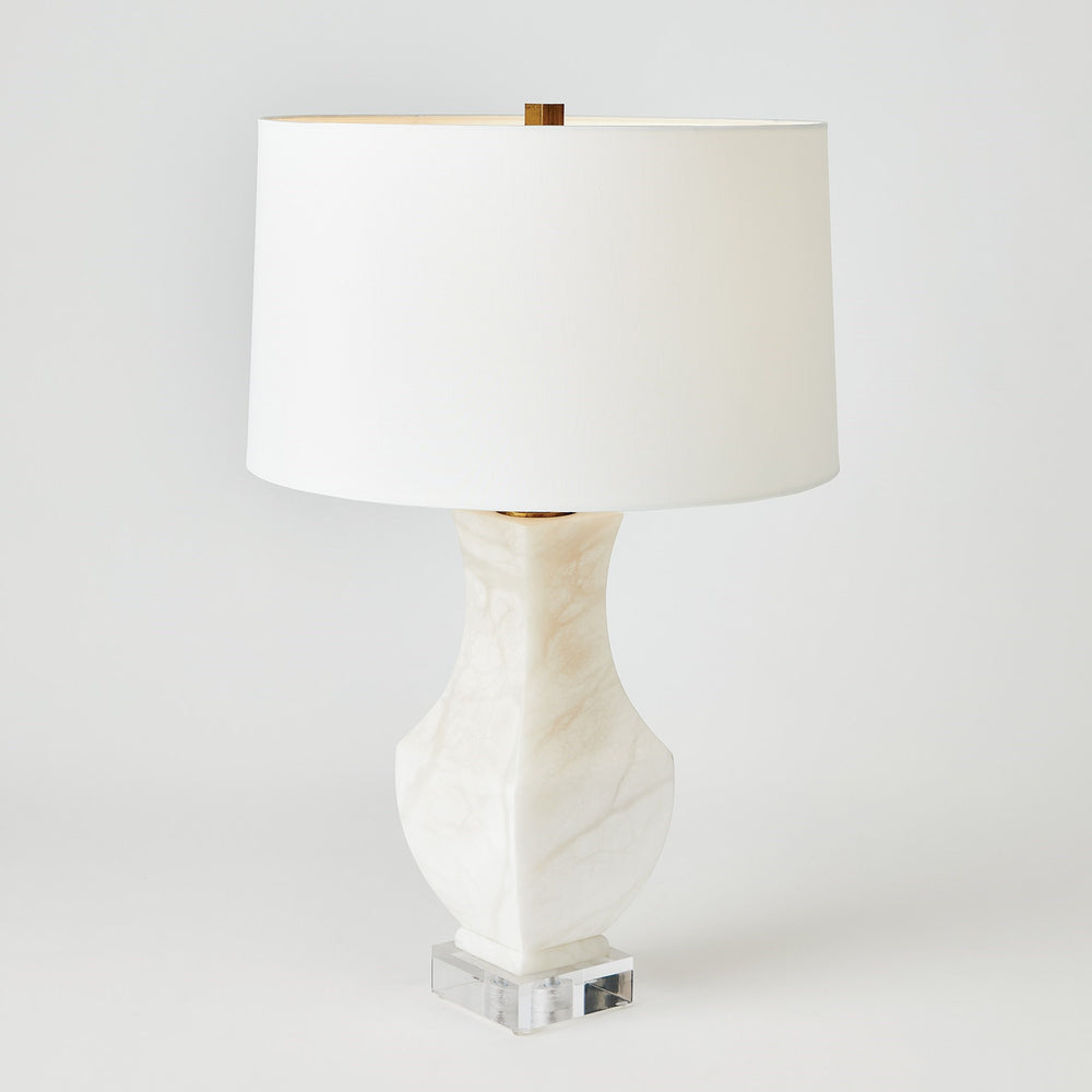 Lampe d'urone carrée de l'albâtre