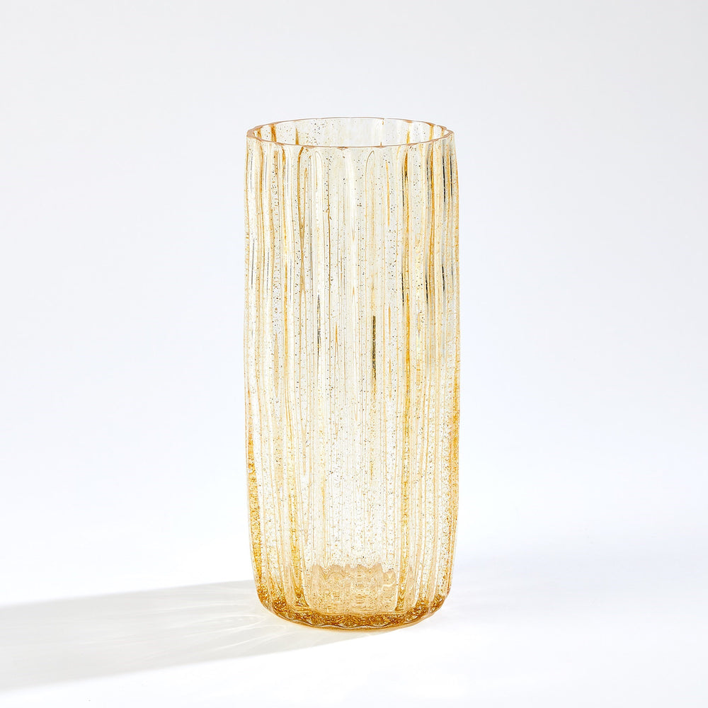 Pleated Glass Vases