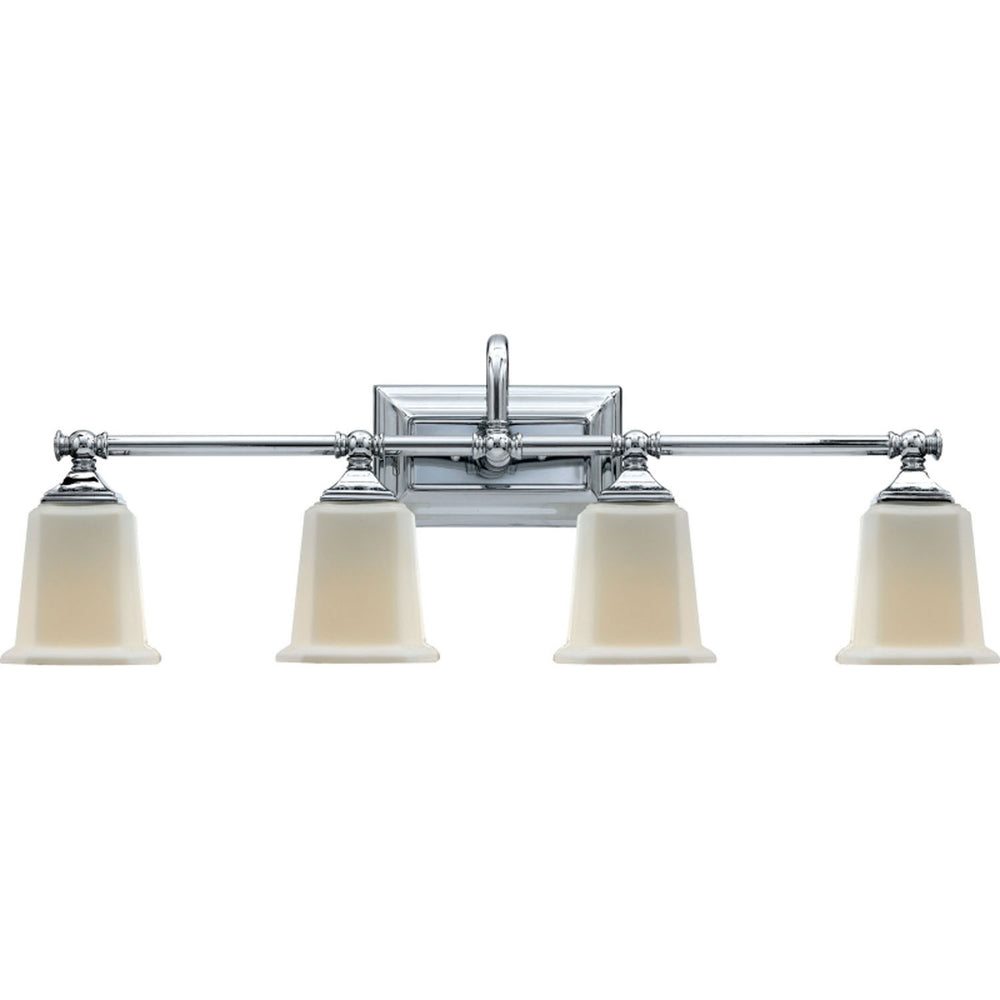 Quoizel - Four Light Bath Fixture - Nicholas - Polished Chrome- Union Lighting Luminaires Decor