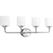 Progress Canada - Four Light Bath - Lynzie - Polished Chrome- Union Lighting Luminaires Decor