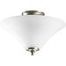 Progress Canada - Two Light Flush Mount - Joy - Brushed Nickel- Union Lighting Luminaires Decor