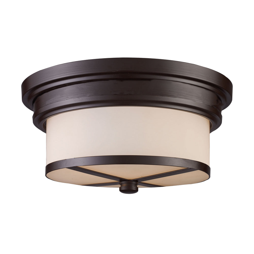 ELK Home - Two Light Flush Mount - Flushmounts - Oiled Bronze- Union Lighting Luminaires Decor