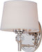 Maxim - One Light Wall Sconce - Rondo - Polished Nickel- Union Lighting Luminaires Decor