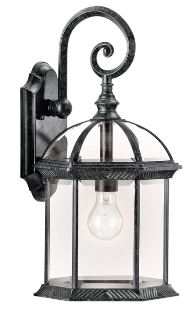 Kichler Canada - One Light Outdoor Wall Mount - Barrie - Black- Union Lighting Luminaires Decor