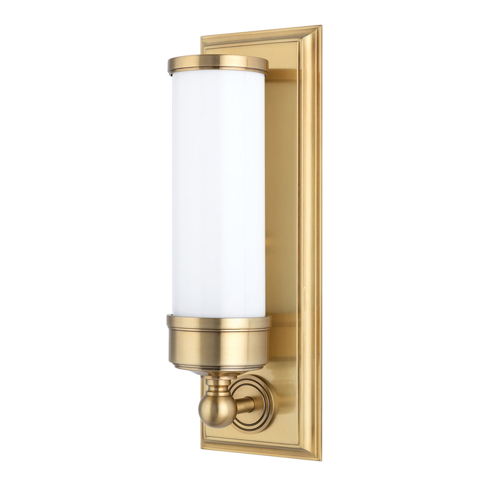 Hudson Valley Canada - One Light Bath Bracket - Everett - Aged Brass- Union Lighting Luminaires Decor