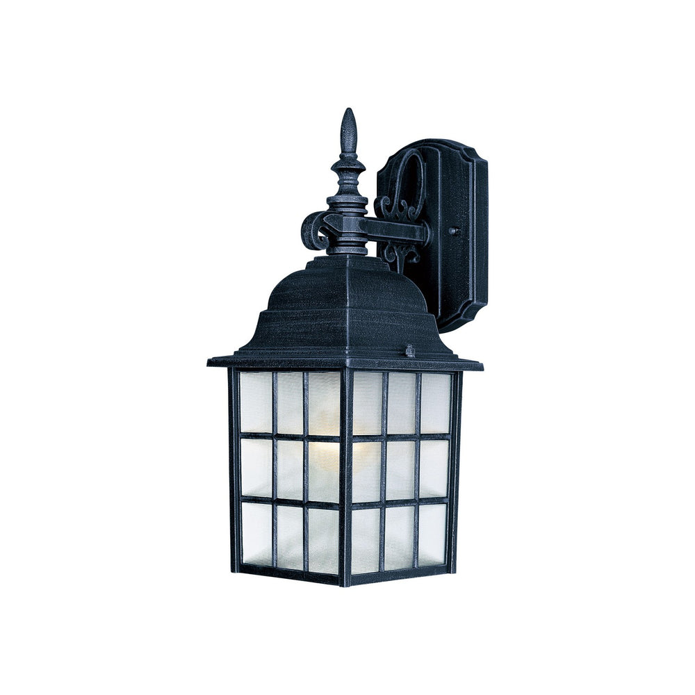 Maxim - One Light Outdoor Wall Lantern - North Church - Black- Union Lighting Luminaires Decor