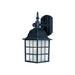 Maxim - One Light Outdoor Wall Lantern - North Church - Black- Union Lighting Luminaires Decor