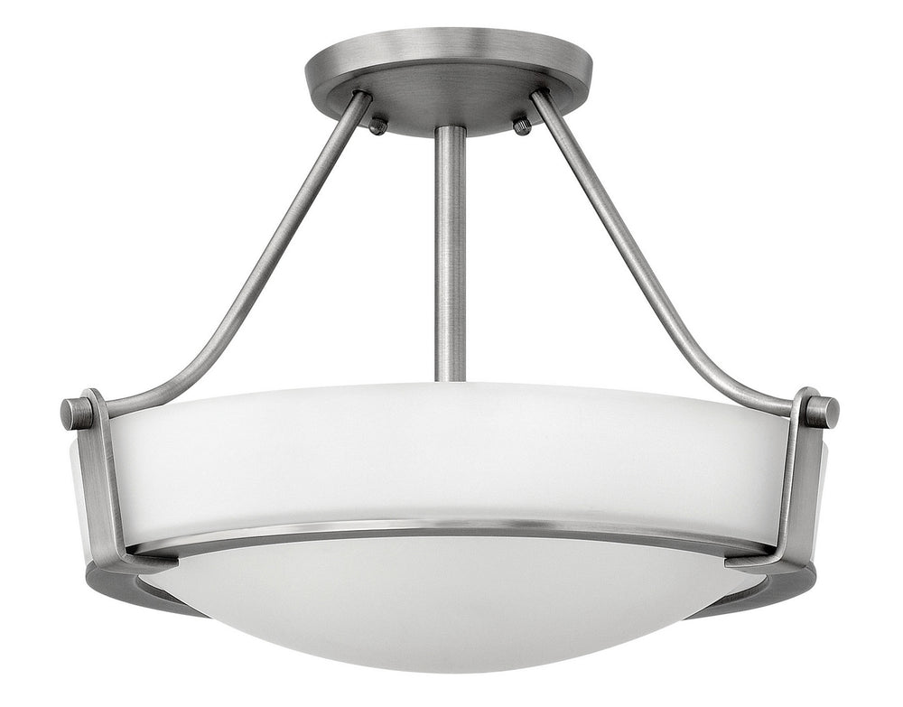 Hinkley Canada - LED Semi-Flush Mount - Hathaway - Antique Nickel- Union Lighting Luminaires Decor