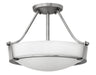 Hinkley Canada - LED Semi-Flush Mount - Hathaway - Antique Nickel- Union Lighting Luminaires Decor