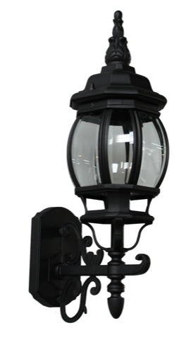 Artcraft Canada - One Light Outdoor Wall Mount - Classico - Black- Union Lighting Luminaires Decor