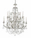 Crystorama - 12 Light Chandelier - Regis - Olde Silver- Union Lighting Luminaires Decor