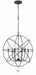Crystorama - Six Light Chandelier - Solaris - English Bronze- Union Lighting Luminaires Decor