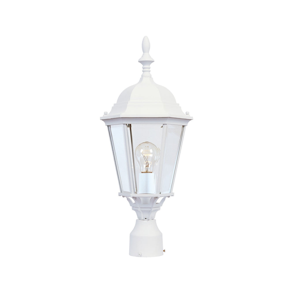 Maxim - One Light Outdoor Pole/Post Lantern - Westlake - White- Union Lighting Luminaires Decor