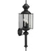 Progress Canada - Three Light Wall Lantern - Carriage Classics - Black- Union Lighting Luminaires Decor