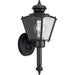 Progress Canada - One Light Wall Lantern - Carriage Classics - Black- Union Lighting Luminaires Decor