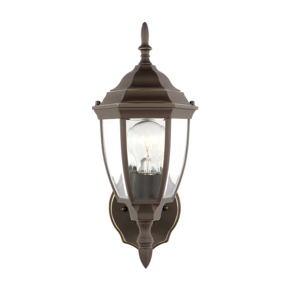 Generation Lighting Canada - One Light Outdoor Wall Lantern - Bakersville - Antique Bronze- Union Lighting Luminaires Decor