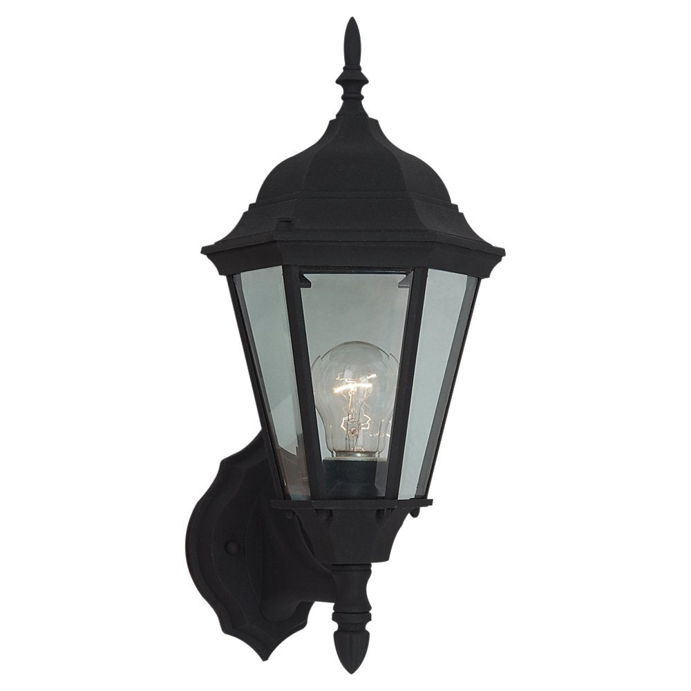 Generation Lighting Canada - One Light Outdoor Wall Lantern - Bakersville - Black- Union Lighting Luminaires Decor