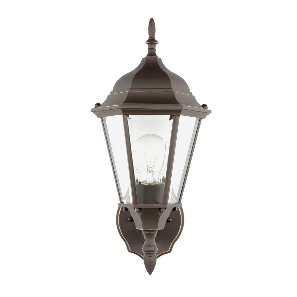 Generation Lighting Canada - One Light Outdoor Wall Lantern - Bakersville - Antique Bronze- Union Lighting Luminaires Decor