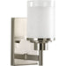 Progress Canada - One Light Bath - Alexa - Brushed Nickel- Union Lighting Luminaires Decor