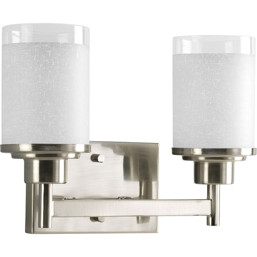 Progress Canada - Two Light Bath - Alexa - Brushed Nickel- Union Lighting Luminaires Decor