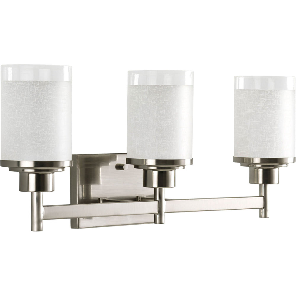 Progress Canada - Three Light Bath - Alexa - Brushed Nickel- Union Lighting Luminaires Decor
