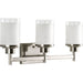 Progress Canada - Three Light Bath - Alexa - Brushed Nickel- Union Lighting Luminaires Decor