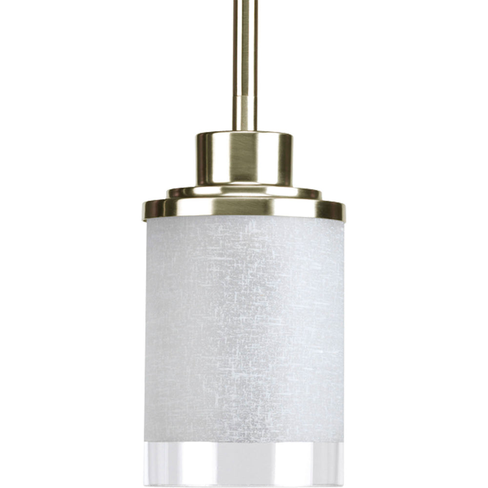 Progress Canada - One Light Mini Pendant - Alexa - Brushed Nickel- Union Lighting Luminaires Decor