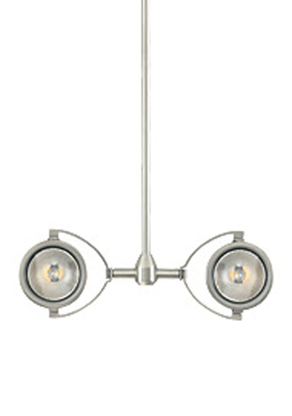 Visual Comfort Modern - Two Light Head - Elton - Satin Nickel- Union Lighting Luminaires Decor