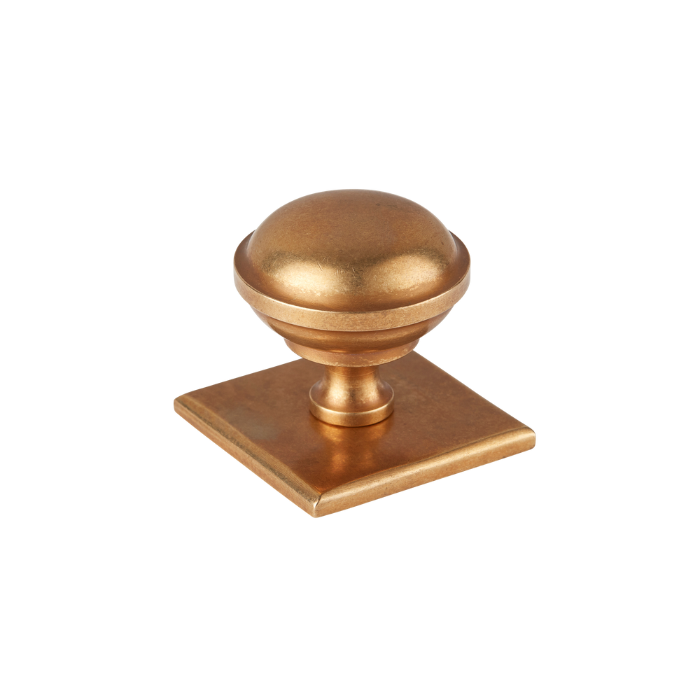Armac_Martin_Queslett_Knob_Square_Backplate_Aged_Copper