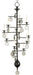Currey and Company - 12 Light Chandelier - Sethos Collection - Old Iron- Union Lighting Luminaires Decor