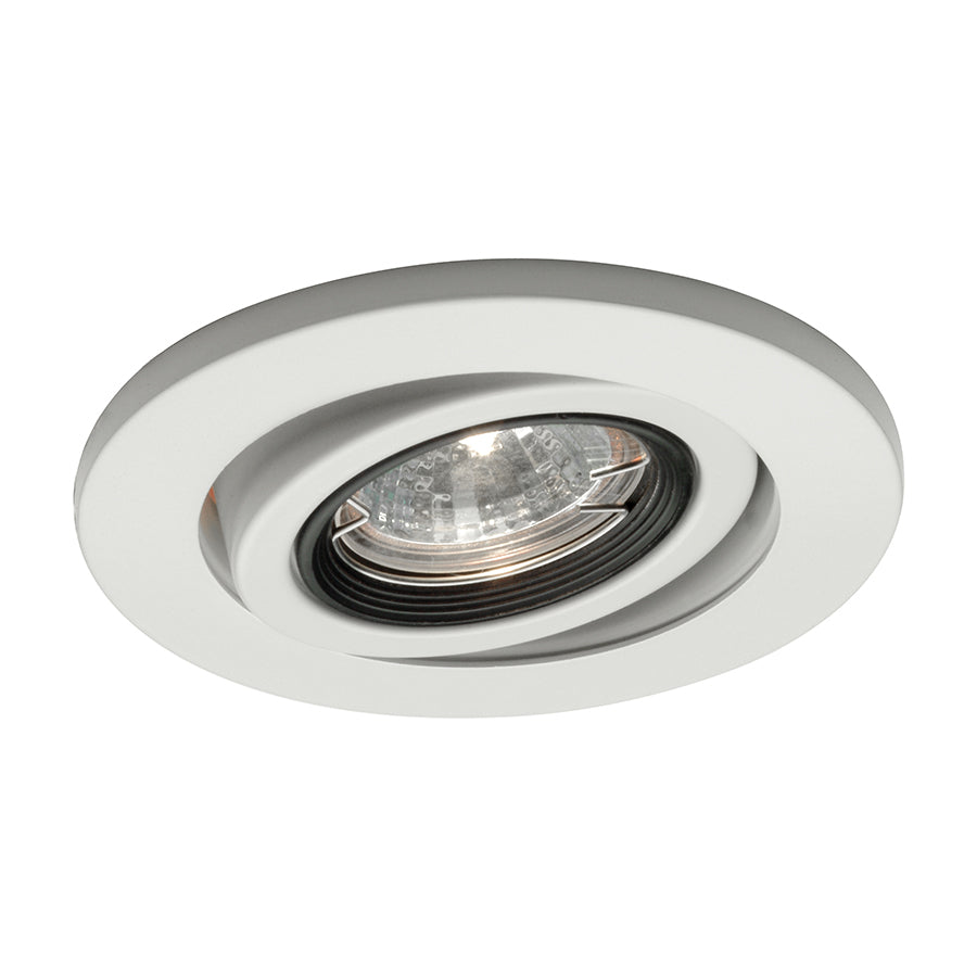 W.A.C. Canada - 4in Adjustable Gimbal Trim - 4" Low Voltage - White- Union Lighting Luminaires Decor