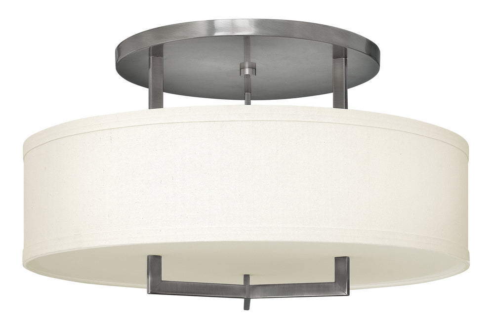 Hinkley Canada - LED Semi-Flush Mount - Hampton - Antique Nickel- Union Lighting Luminaires Decor