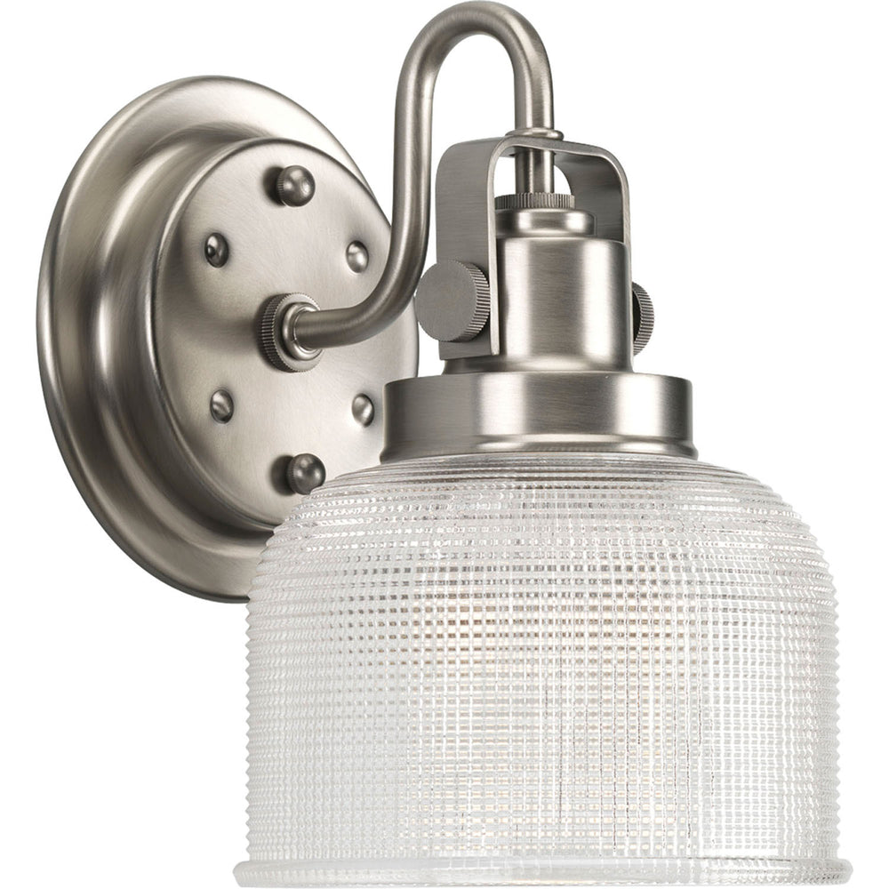 Progress Canada - One Light Bath Bracket - Archie - Antique Nickel- Union Lighting Luminaires Decor