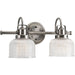 Progress Canada - Two Light Bath Bracket - Archie - Antique Nickel- Union Lighting Luminaires Decor