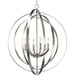 Progress Canada - Six Light Foyer Pendant - Equinox - Burnished Silver- Union Lighting Luminaires Decor