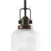 Progress Canada - One Light Pendant - Archie - Venetian Bronze- Union Lighting Luminaires Decor