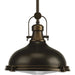 Progress Canada - One Light Pendant - Fresnel Pendant - Oil Rubbed Bronze- Union Lighting Luminaires Decor