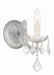 Crystorama - One Light Wall Sconce - Maria Theresa - Polished Chrome- Union Lighting Luminaires Decor