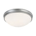 Capital Lighting - Three Light Flush Mount - Hansen - Matte Nickel- Union Lighting Luminaires Decor