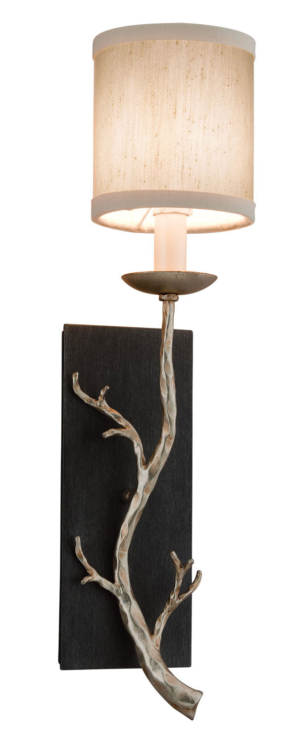 Troy Lighting Canada - One Light Wall Sconce - Adirondack - Graphite/Warm Silver Leaf- Union Lighting Luminaires Decor