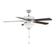 Meridian - 52" Ceiling Fan - First Value - Brushed Nickel- Union Lighting Luminaires Decor