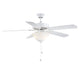 Meridian - 52" Ceiling Fan - First Value - White- Union Lighting Luminaires Decor