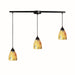 ELK Home - Three Light Pendant - Classico - Dark Rust- Union Lighting Luminaires Decor