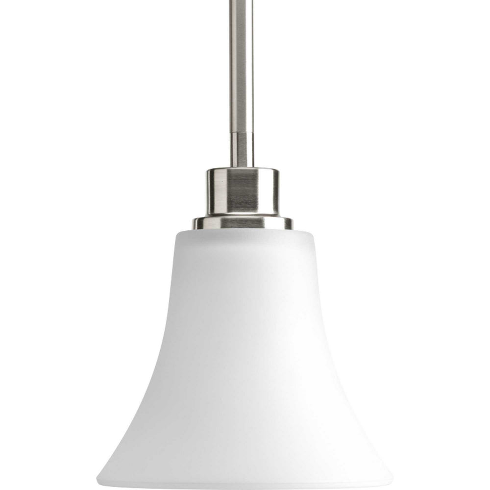Progress Canada - One Light Pendant - Joy - Brushed Nickel- Union Lighting Luminaires Decor