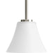 Progress Canada - One Light Pendant - Bravo - Brushed Nickel- Union Lighting Luminaires Decor