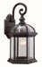 DVI Canada - One Light Outdoor Wall Sconce - Hexagon - Black- Union Lighting Luminaires Decor