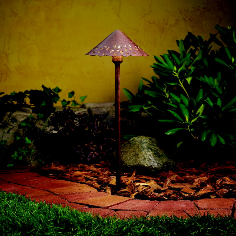 Kichler Canada - LED Path Light - Landscape Led - Textured Tannery Bronze- Union Lighting Luminaires Decor