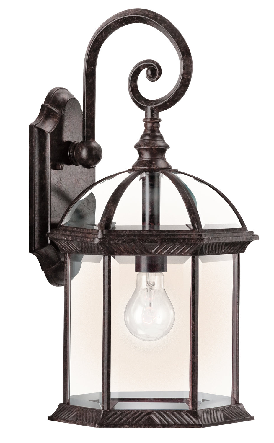 Kichler Canada - One Light Outdoor Wall Mount - Barrie - Tannery Bronze- Union Lighting Luminaires Decor